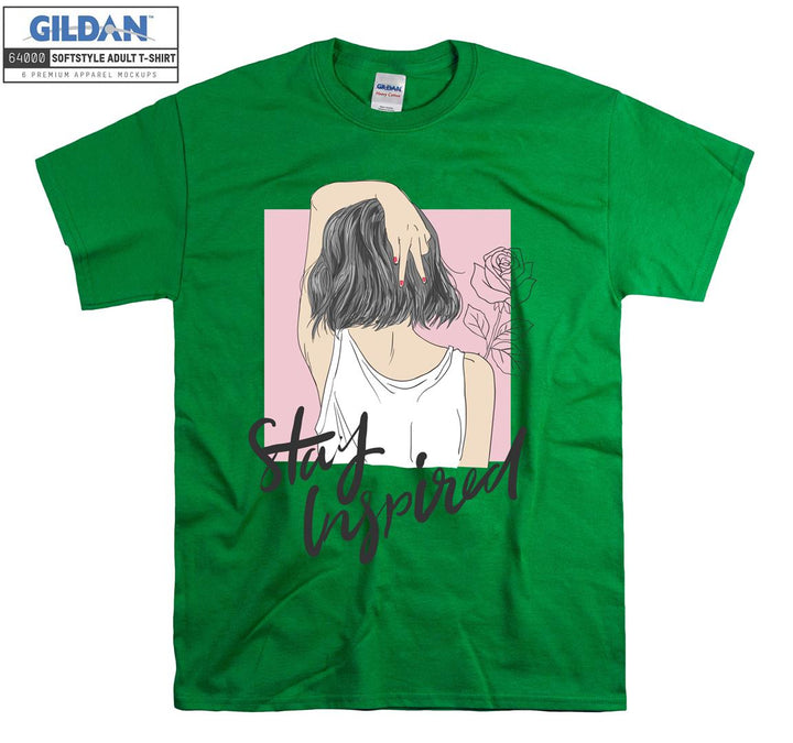 Anime Girl Back Stay Inspired T-shirt