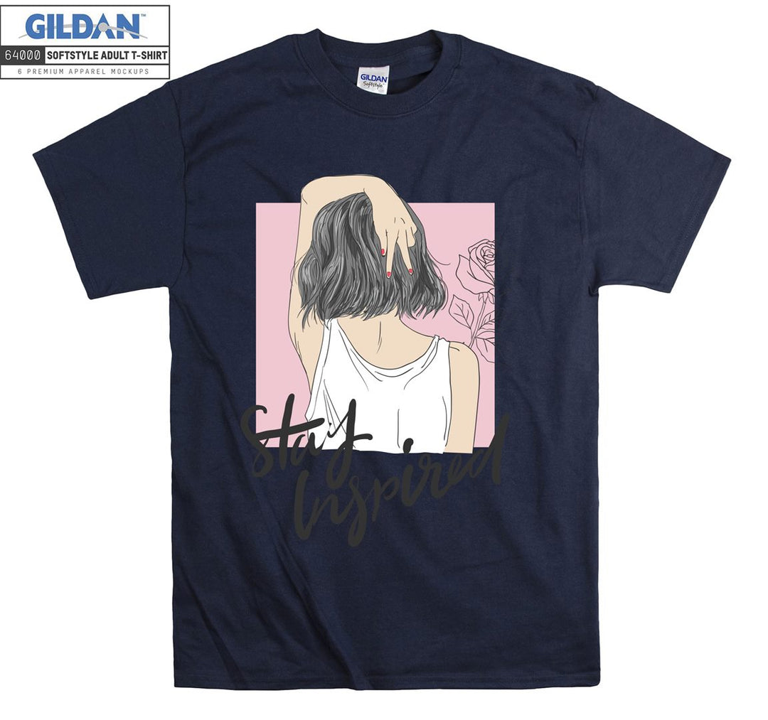 Anime Girl Back Stay Inspired T-shirt