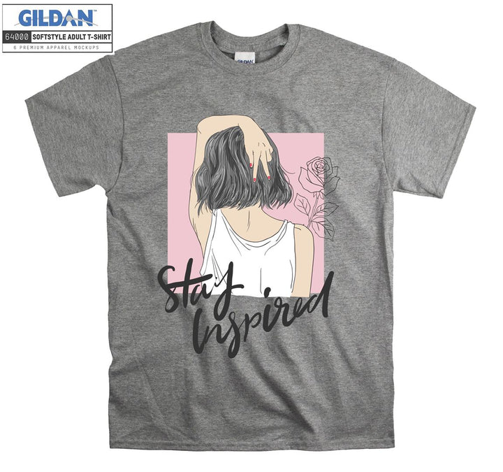 Anime Girl Back Stay Inspired T-shirt