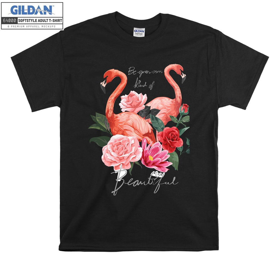 Cute Flamingo Figure T-shirt