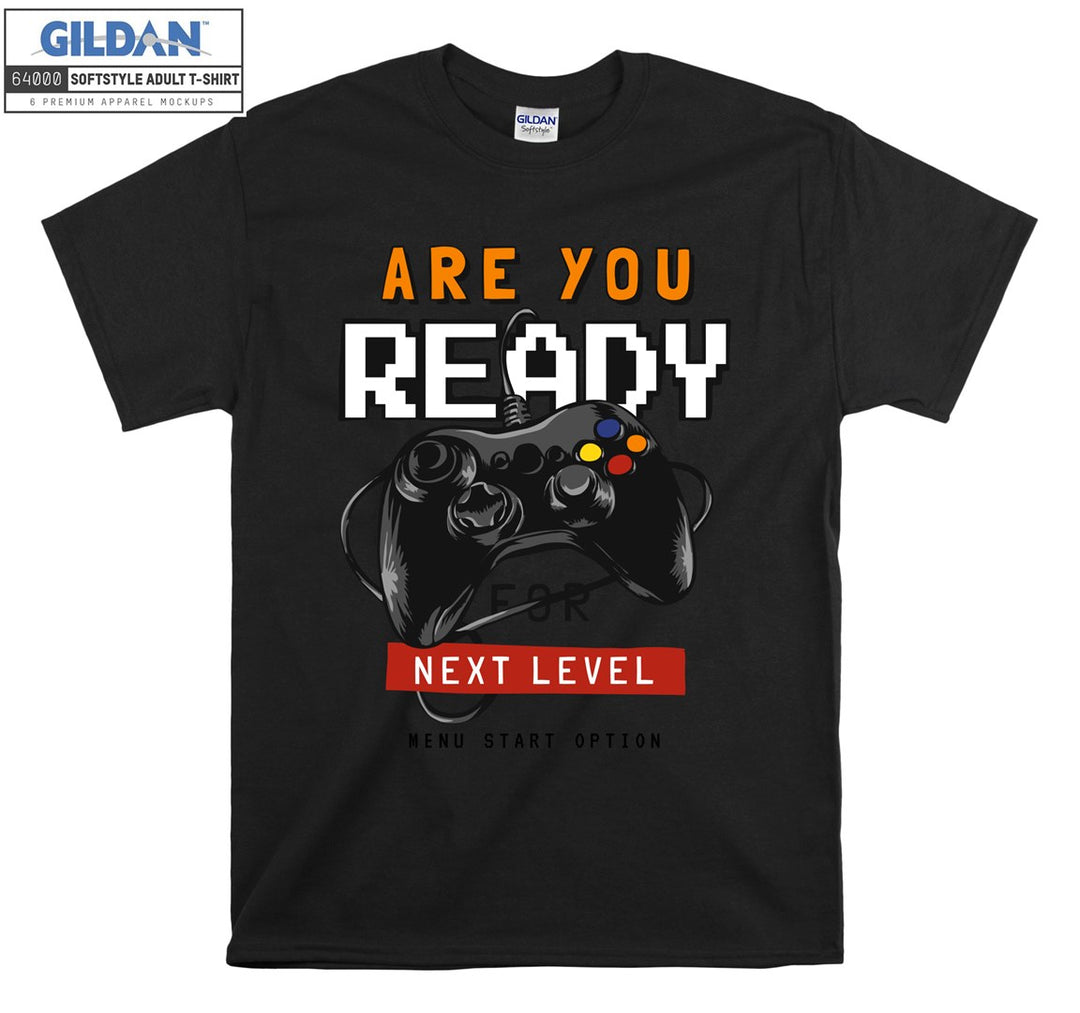 Are you ready next level figure T-shirt