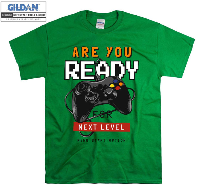 Are you ready next level figure T-shirt