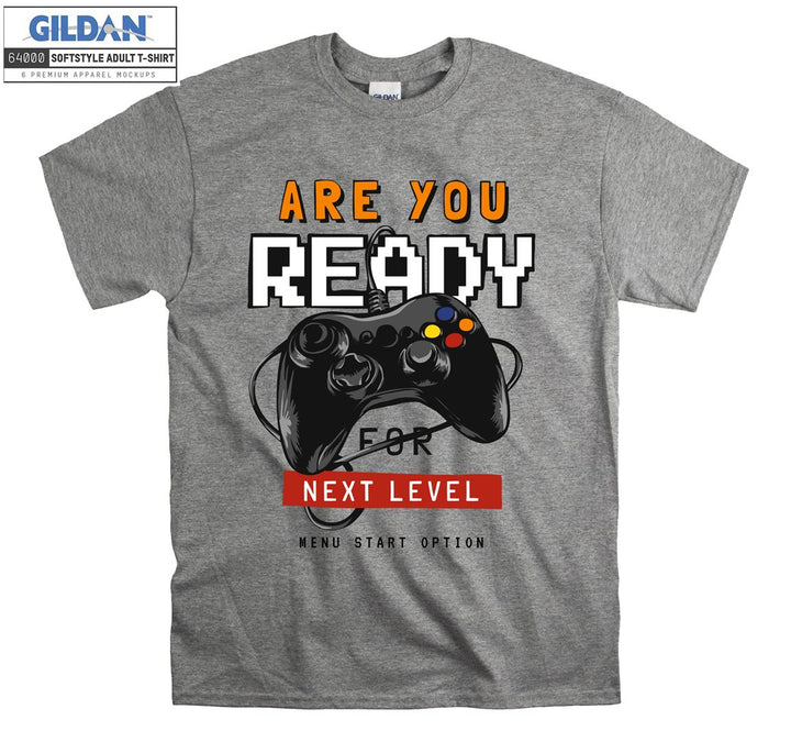 Are you ready next level figure T-shirt