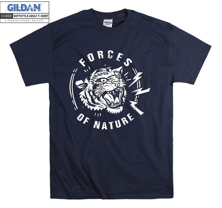 Forces Of Nature Angry Cat Figure T-shirt