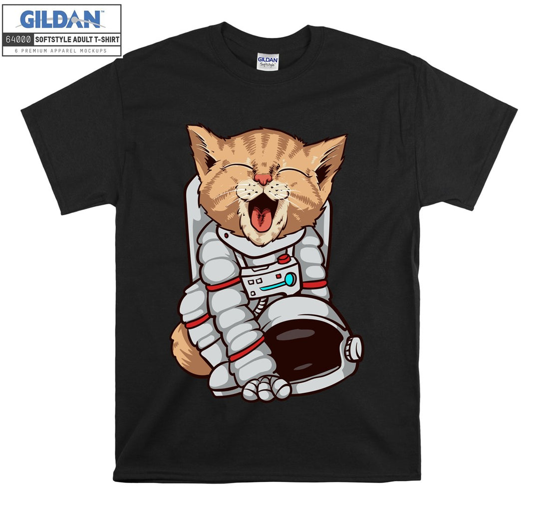 Funny astronaut cat Figure T-shirt