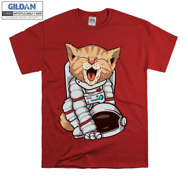 Funny astronaut cat Figure T-shirt