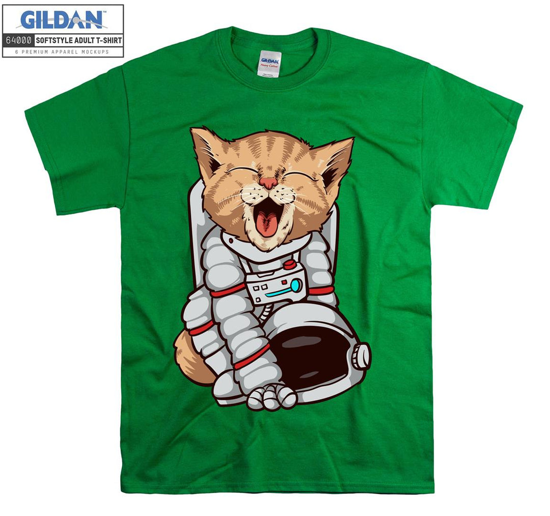 Funny astronaut cat Figure T-shirt