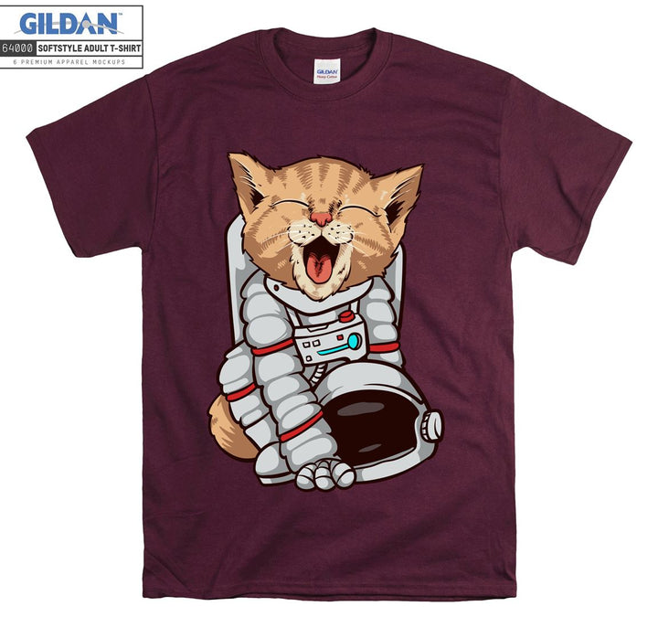 Funny astronaut cat Figure T-shirt