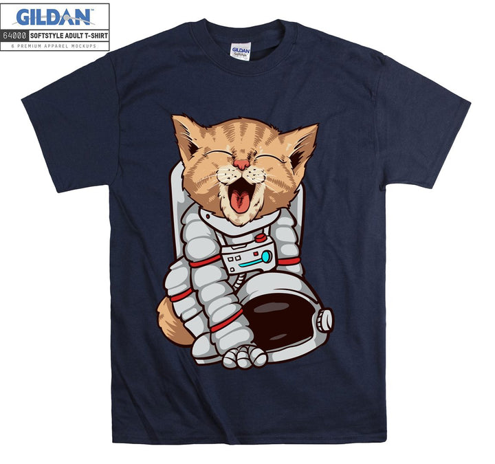 Funny astronaut cat Figure T-shirt