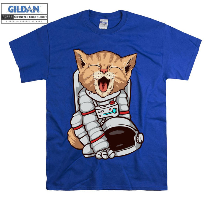 Funny astronaut cat Figure T-shirt