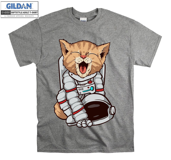 Funny astronaut cat Figure T-shirt