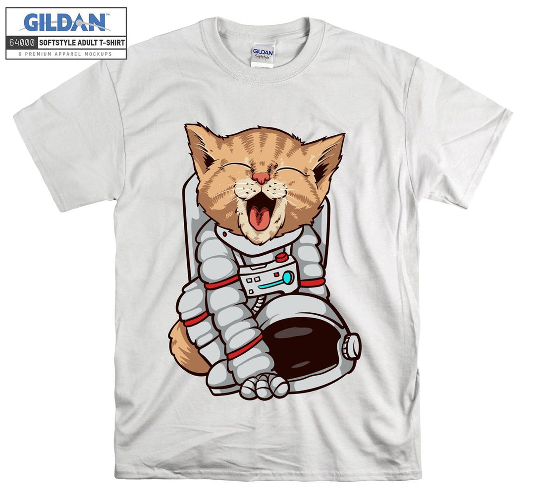 Funny astronaut cat Figure T-shirt