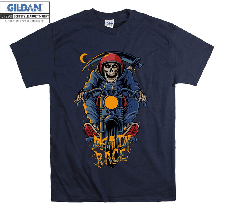 Skeleton death race logo T-shirt