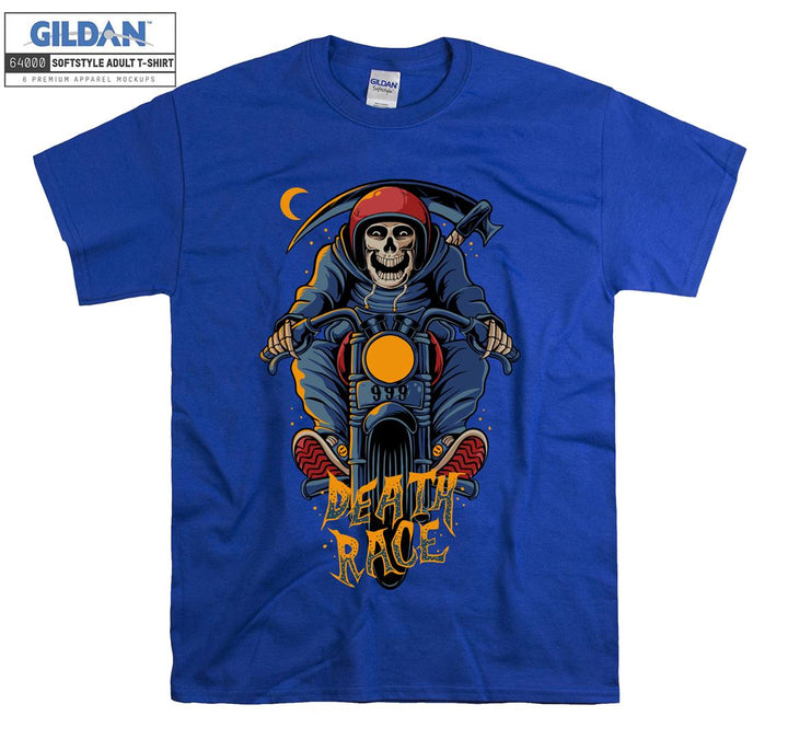 Skeleton death race logo T-shirt