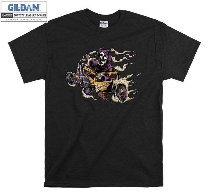 Skeleton hot ride figure T-shirt