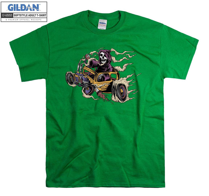 Skeleton hot ride figure T-shirt