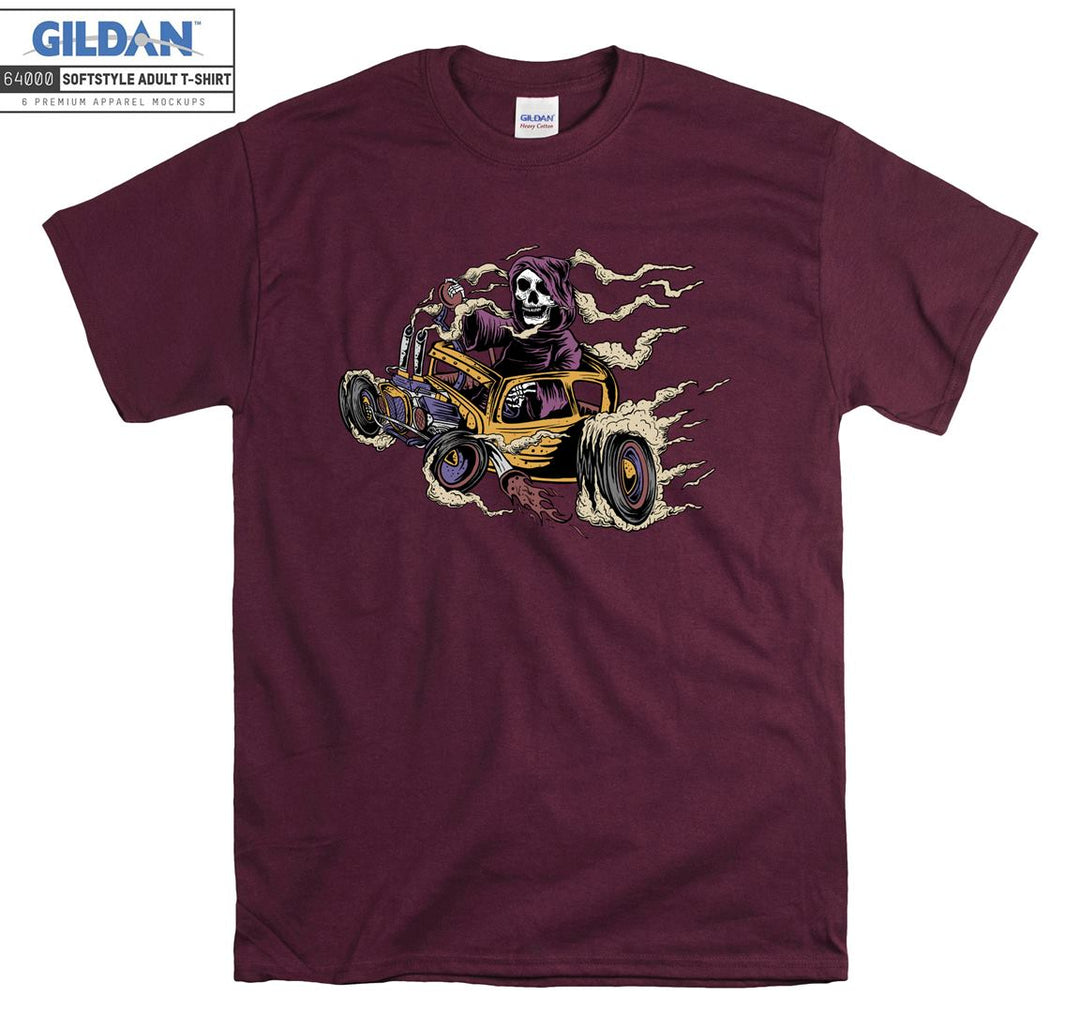 Skeleton hot ride figure T-shirt