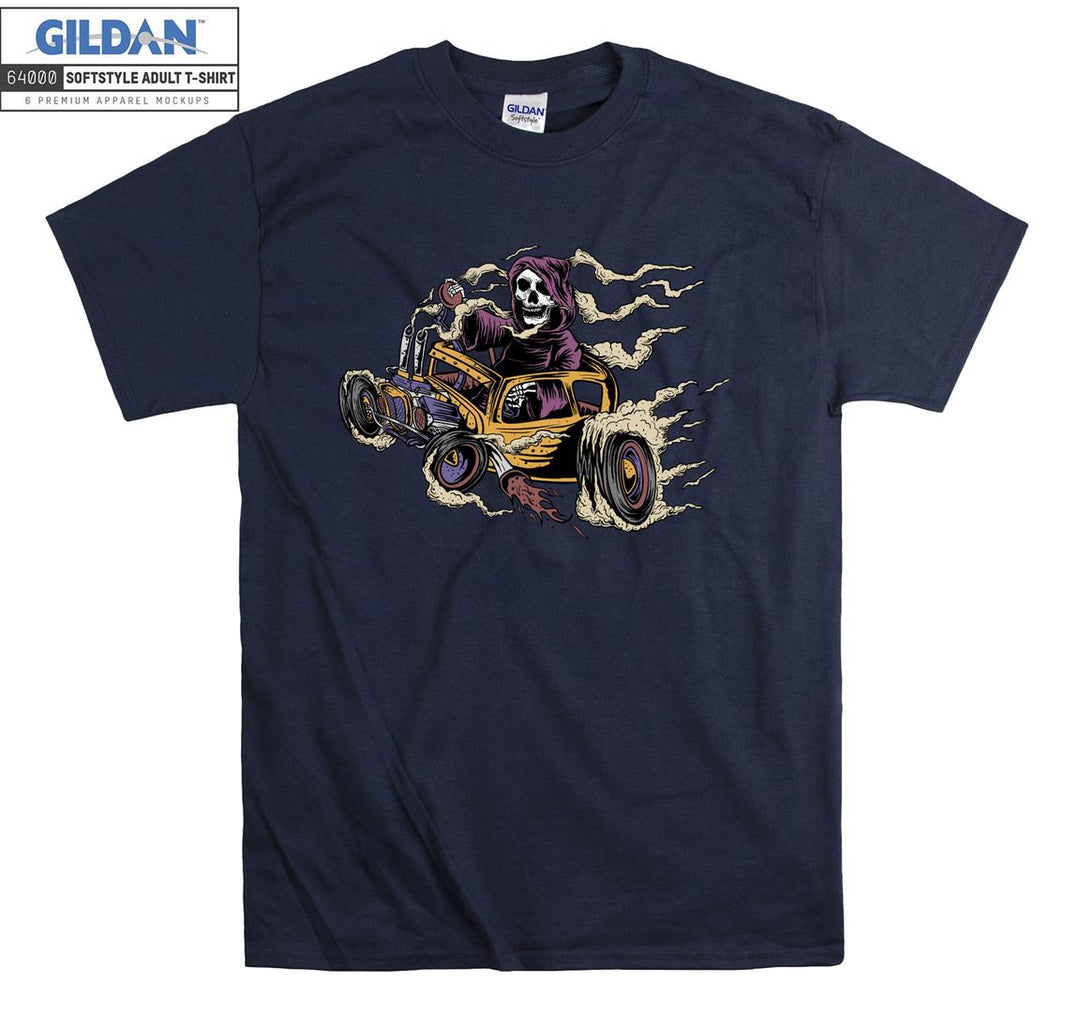 Skeleton hot ride figure T-shirt