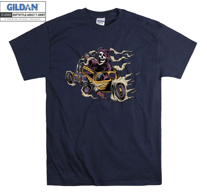 Skeleton hot ride figure T-shirt