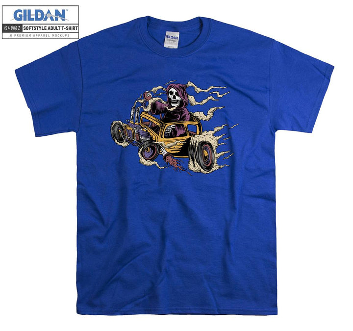 Skeleton hot ride figure T-shirt