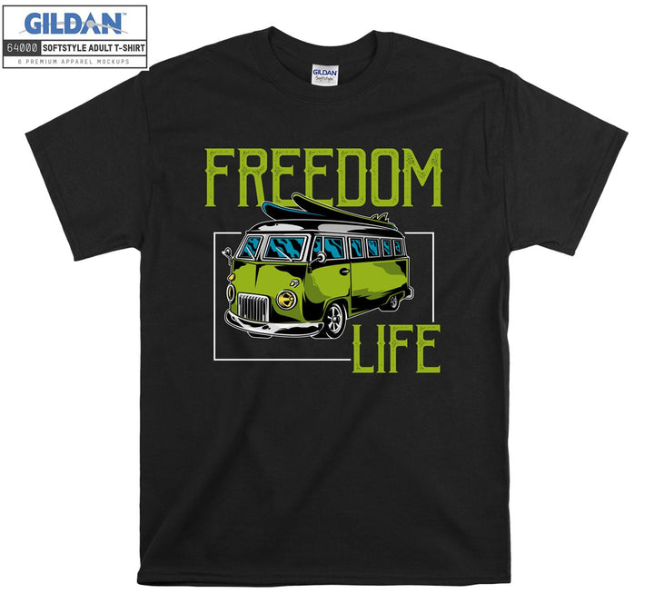 Freedom Life Car Figure T-shirt