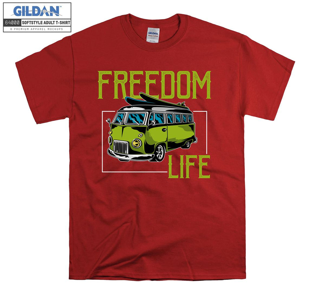 Freedom Life Car Figure T-shirt