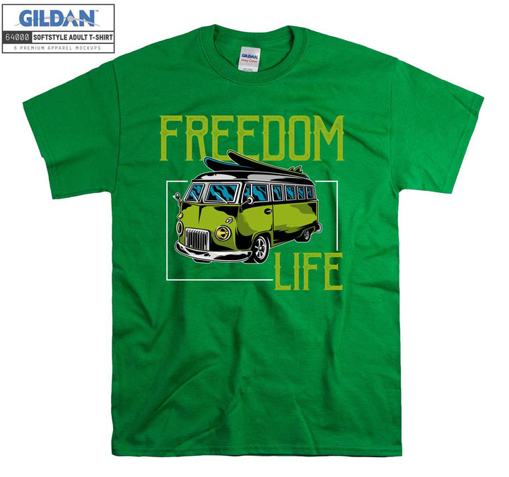 Freedom Life Car Figure T-shirt