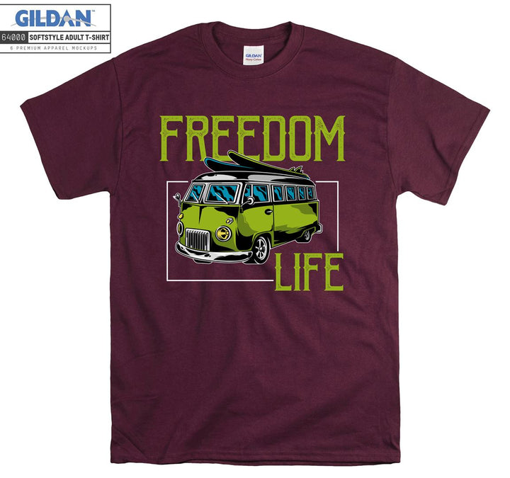 Freedom Life Car Figure T-shirt