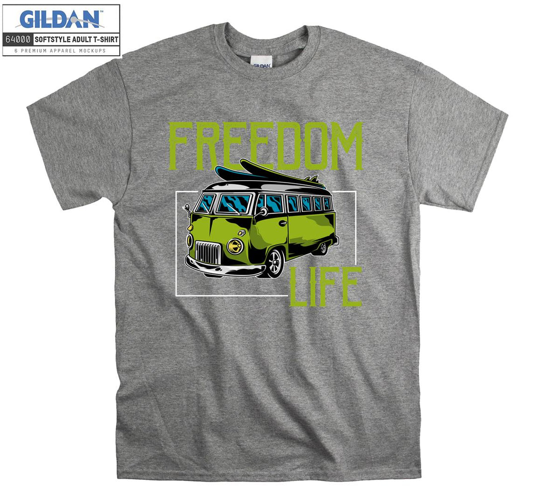 Freedom Life Car Figure T-shirt