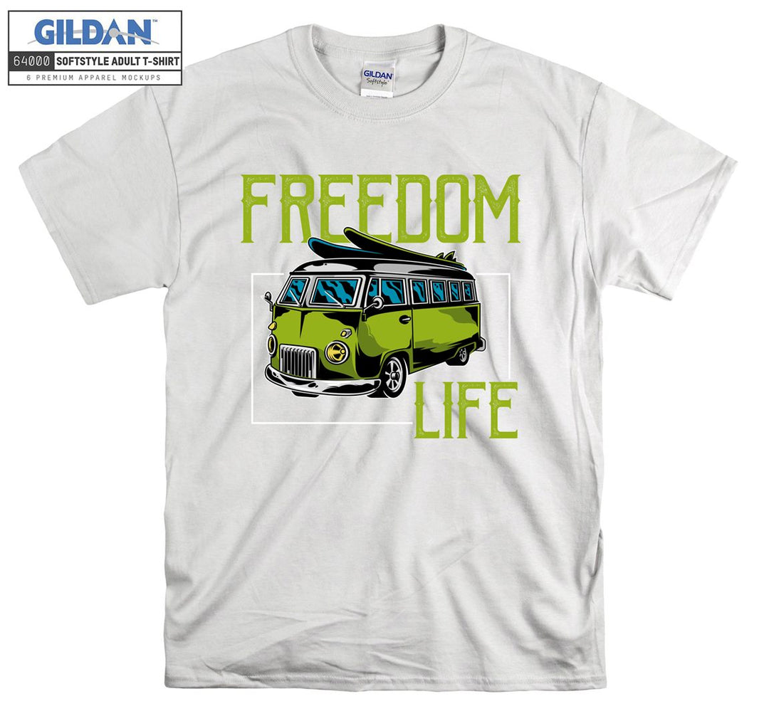 Freedom Life Car Figure T-shirt