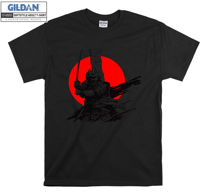 Best Samurai Silhouette Figure T-shirt