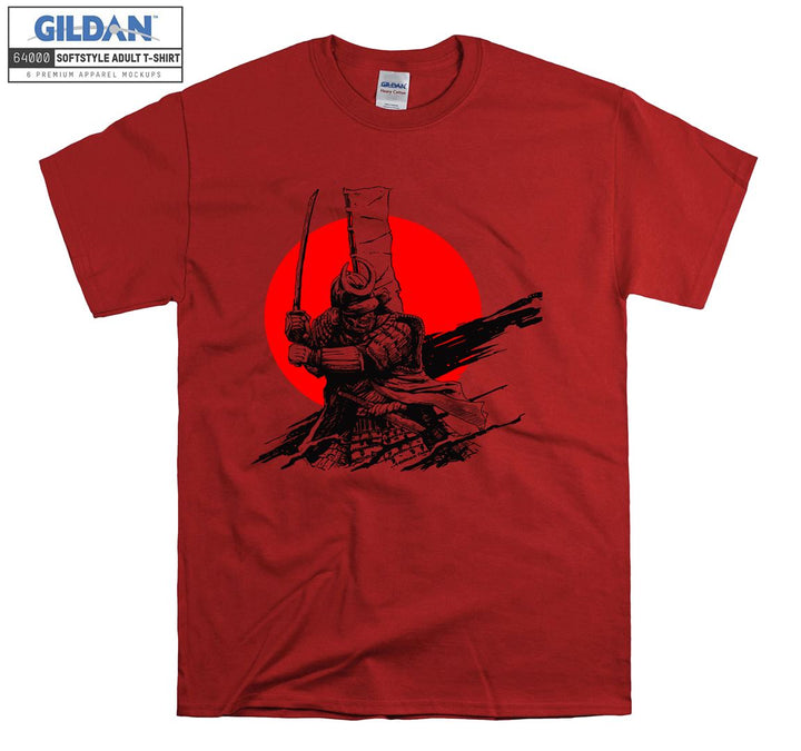 Best Samurai Silhouette Figure T-shirt