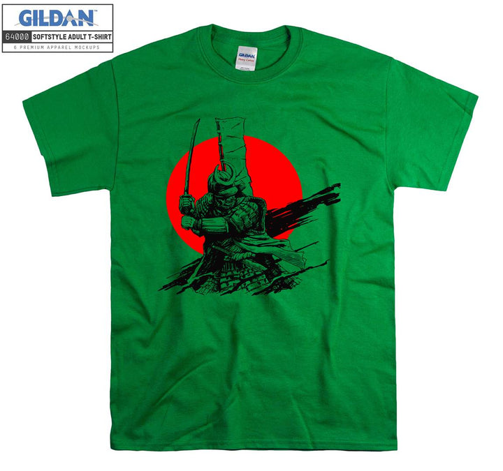 Best Samurai Silhouette Figure T-shirt