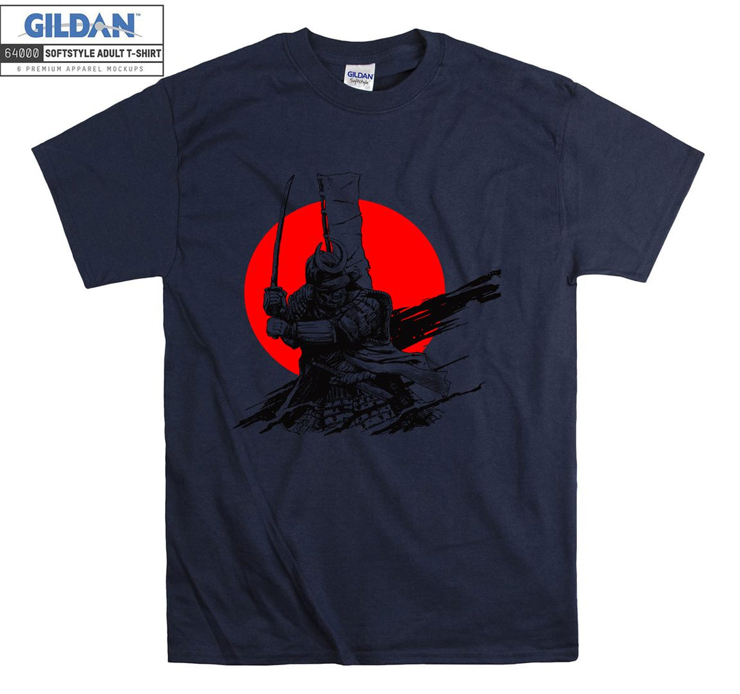 Best Samurai Silhouette Figure T-shirt