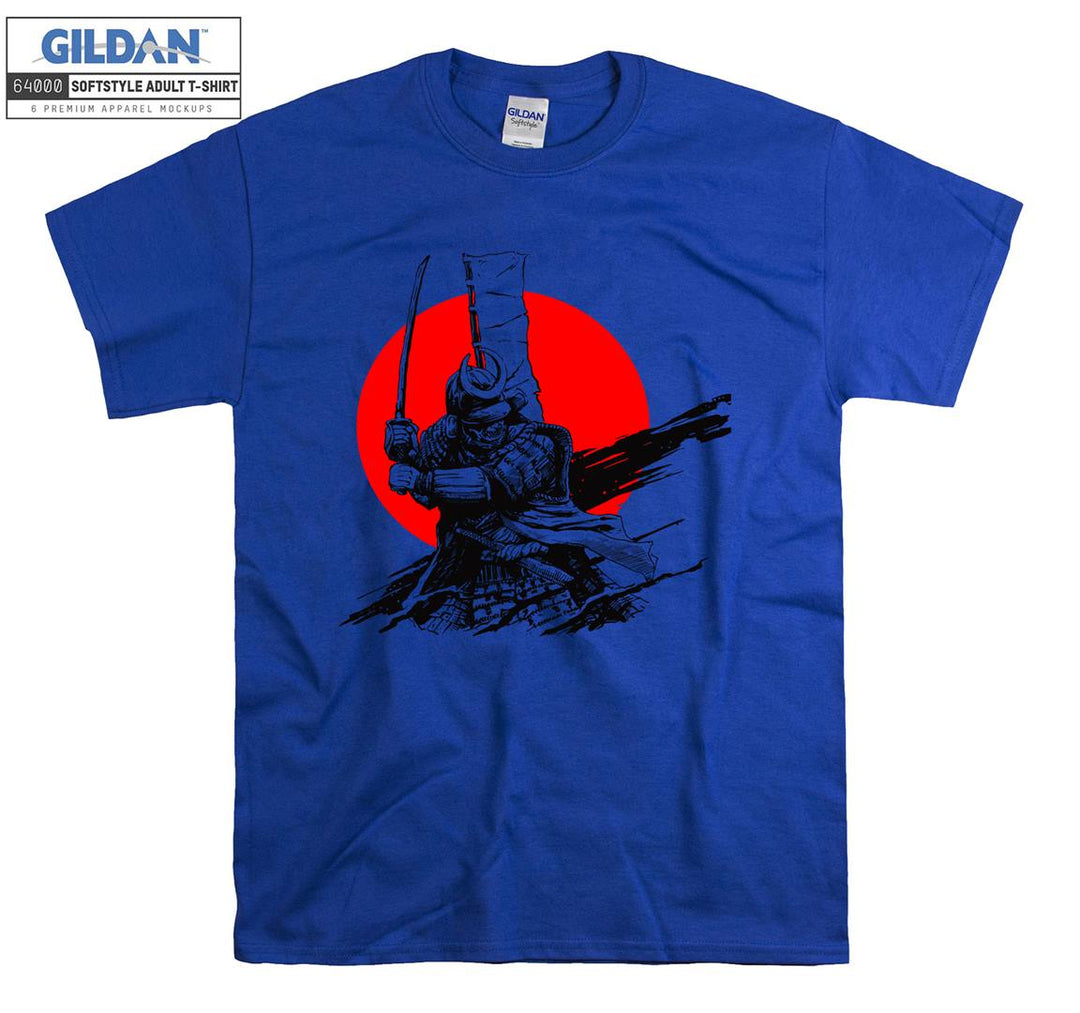 Best Samurai Silhouette Figure T-shirt