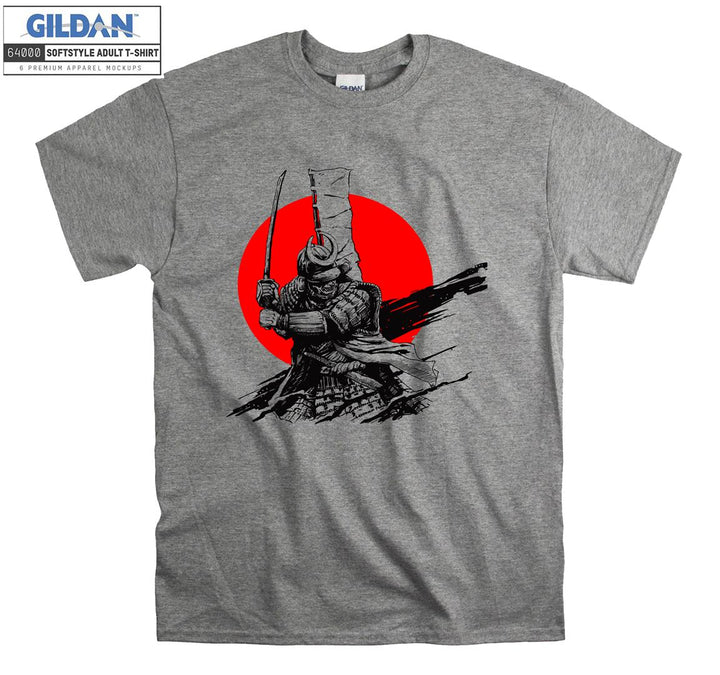 Best Samurai Silhouette Figure T-shirt