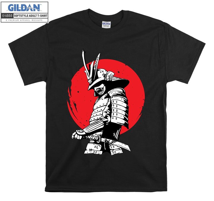 Warrior Samurai Anime Character Figure T-shirt