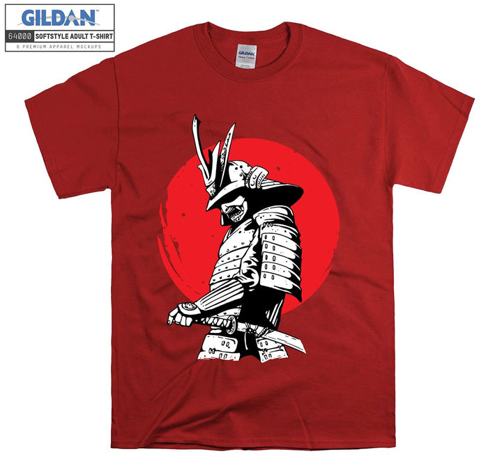 Warrior Samurai Anime Character Figure T-shirt