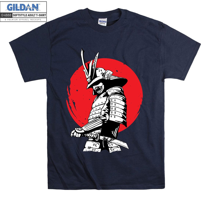 Warrior Samurai Anime Character Figure T-shirt