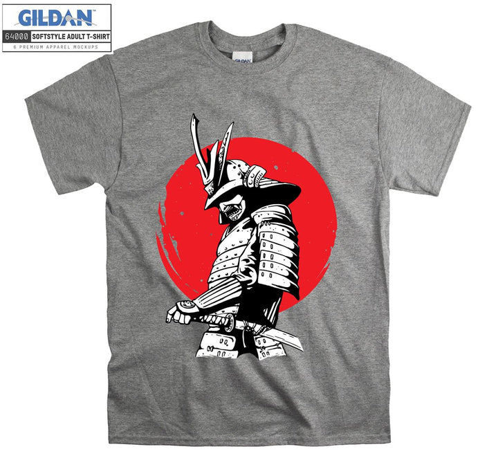 Warrior Samurai Anime Character Figure T-shirt