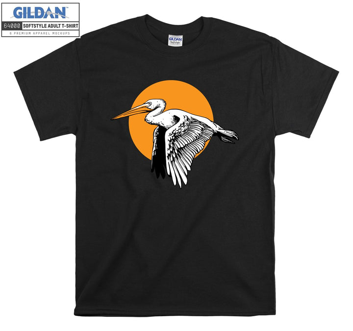 Cute Flying Pelican T-shirt