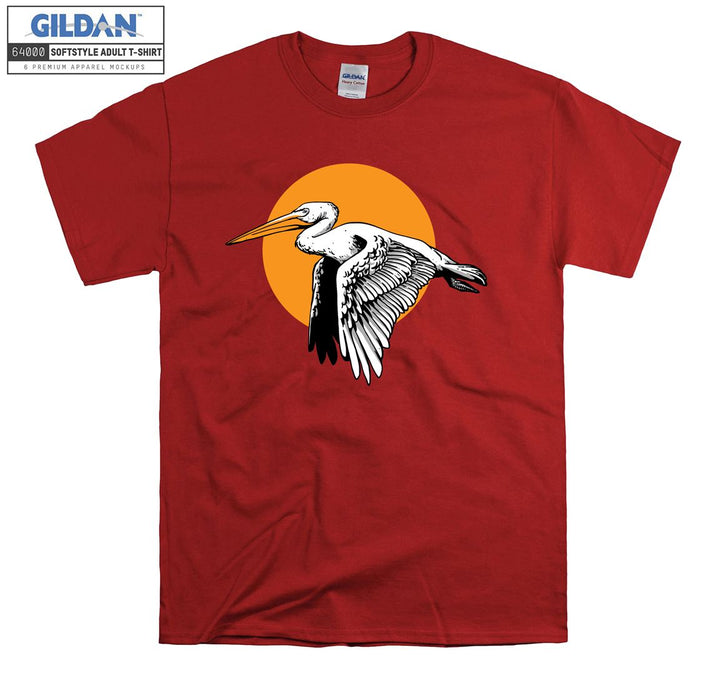 Cute Flying Pelican T-shirt