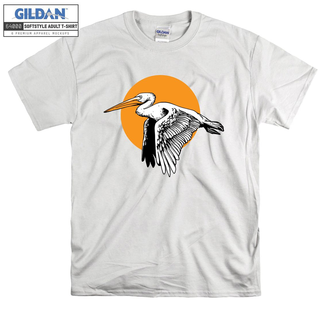 Cute Flying Pelican T-shirt