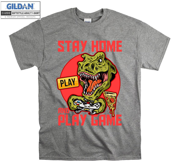 Stay Home And Play Game T-shirt