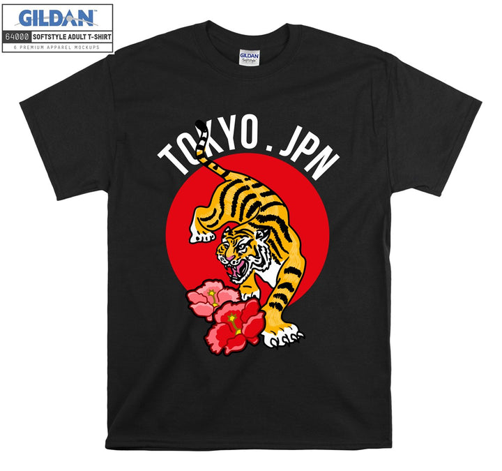 Tokyo Jpn Anime Character Tiger T-shirt