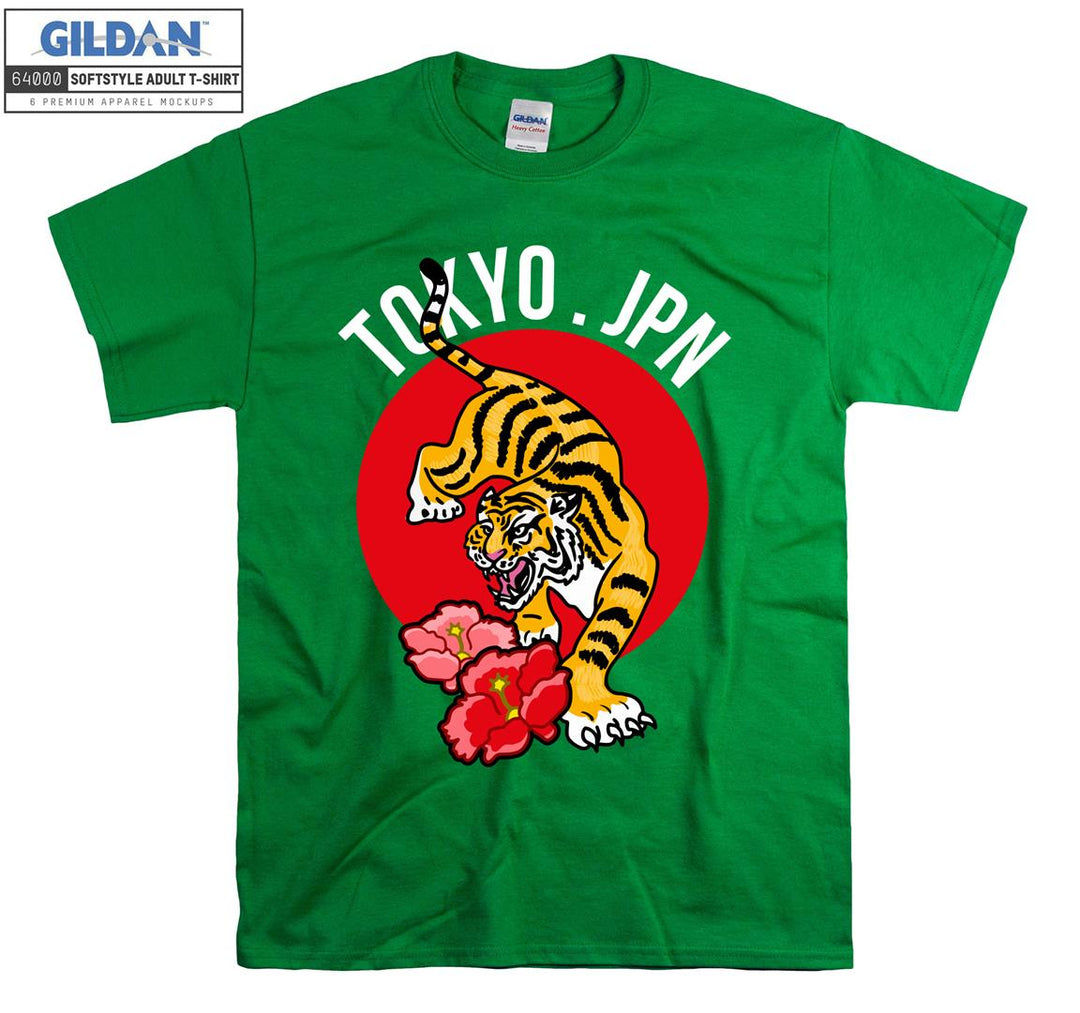 Tokyo Jpn Anime Character Tiger T-shirt