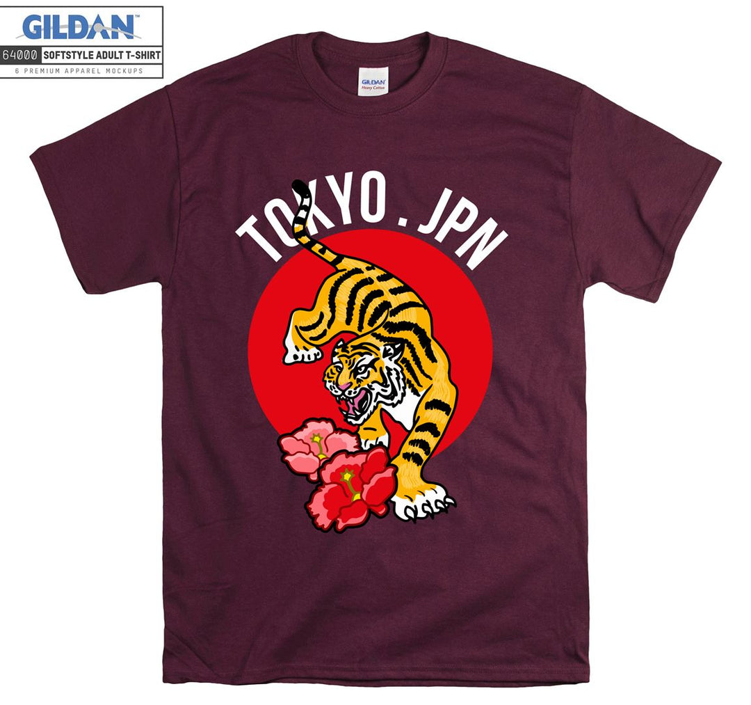 Tokyo Jpn Anime Character Tiger T-shirt