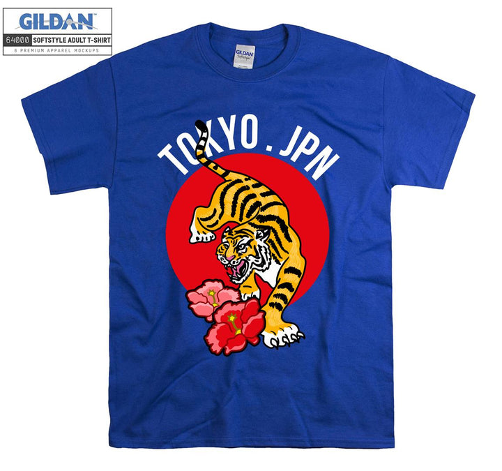 Tokyo Jpn Anime Character Tiger T-shirt