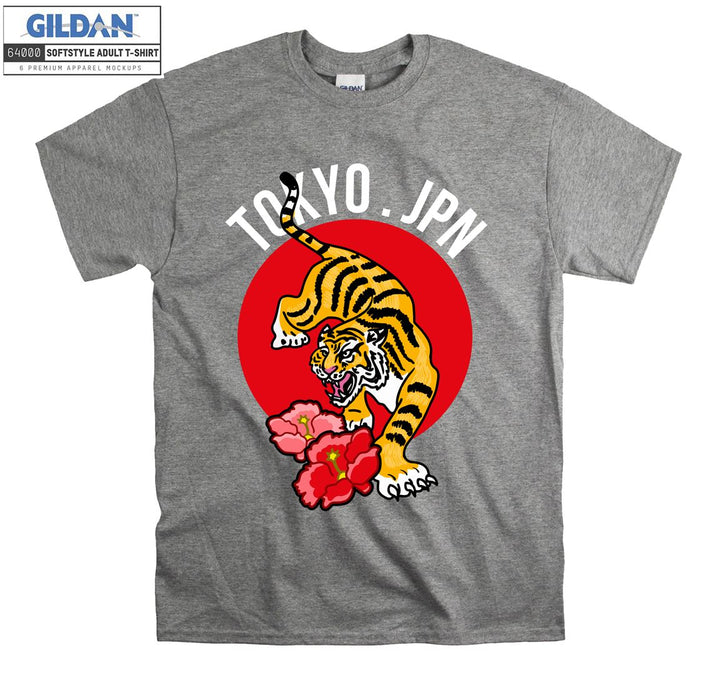 Tokyo Jpn Anime Character Tiger T-shirt