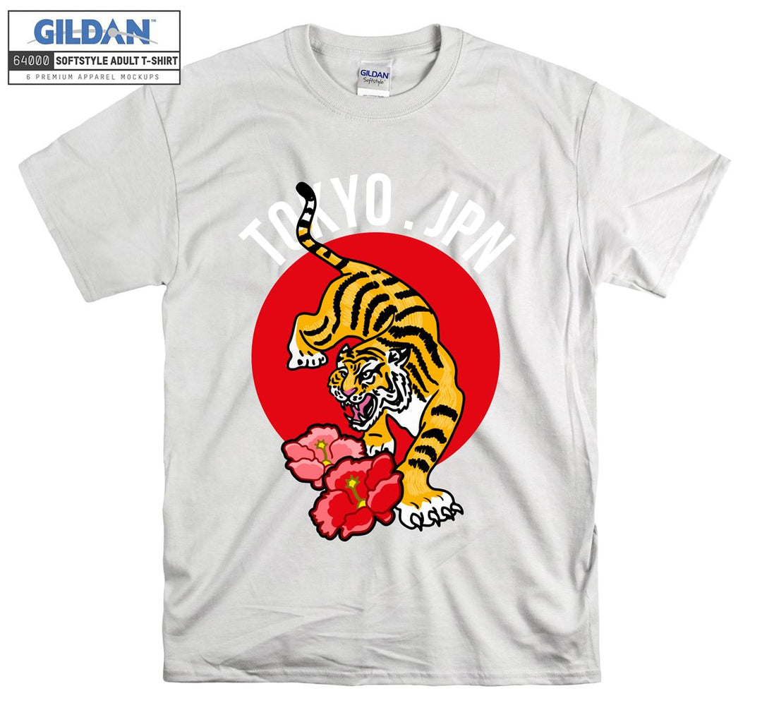 Tokyo Jpn Anime Character Tiger T-shirt